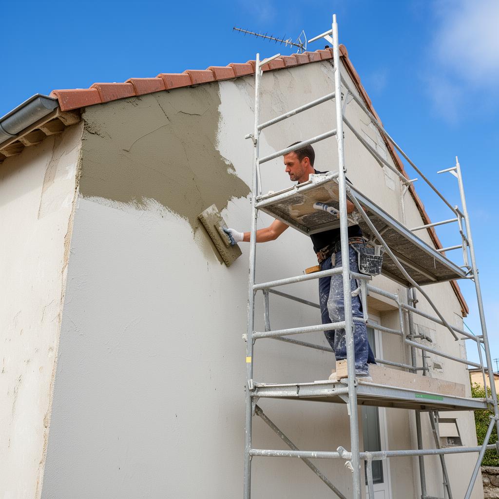 Façades & ravalement — prestation MG RÉNOV à Vichy